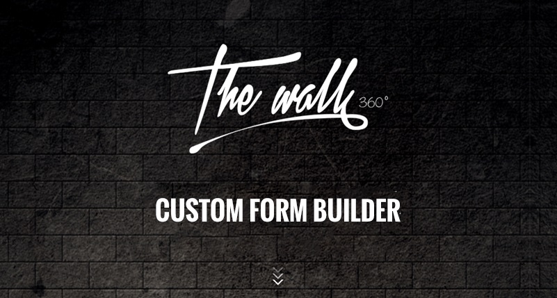  TheWALL 360 | Introducing Custom Form Builder for website frontend and backend