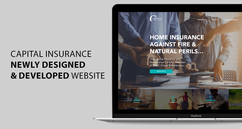 Capital Insurance newly designed and developed responsive website is launched! 